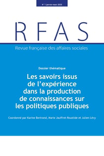 Les savoirs issus de l'expérience dans la production de connaissances sur les politiques publiques