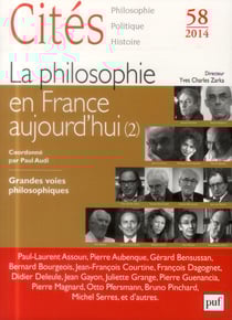 REVUE CITES Tome 58 : la philosophie en France aujourd'hui Tome 2 - grandes voies philosophiques
