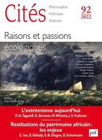 Cités Tome 92 : raisons et passions écologistes (édition 2022)