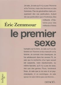 Le premier sexe