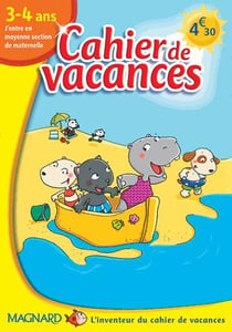 Cahier de vacances - j'entre en moyenne section