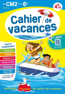 Cahier de vacances : du CM2 vers la 6e (édition 2024)