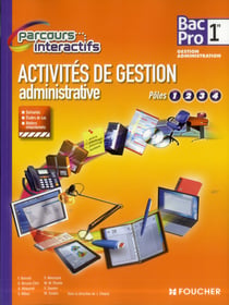 Parcours interactifs - activités de gestion administrative - pôles 1, 2, 3 et 4