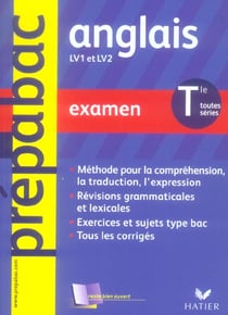 Anglais terminale toutes sections