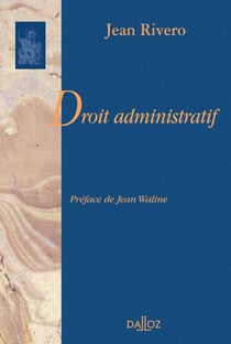 Précis de droit administratif - Réimpression de la 1re édition de 1960