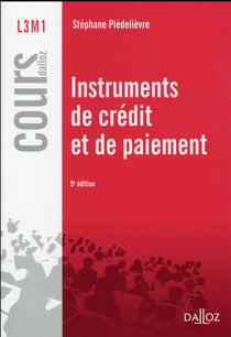 Instruments de paiement et de crédit (9e édition)