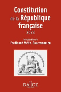 Constitution de la République française (20e édition)
