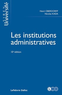 Les institutions administratives (10e édition)