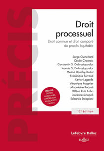 Droit processuel. Droit fondamentaux du procès (13e édition)