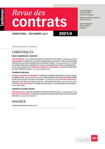 Revue des contrats n.4 - 2021