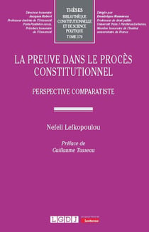 La preuve dans le procès constitutionnel : Perspective comparatiste