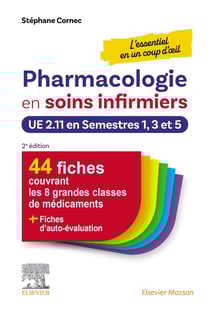 Pharmacologie en soins infirmiers en un coup d'oeil - UE 2.11 en semestres 1, 3 et 5 (2e édition)