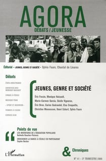 REVUE AGORA DEBATS JEUNESSES n.41 : jeunes, genre et société