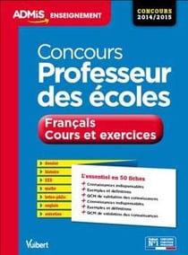 Concours professeur des écoles - français