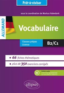 Allemand - vocabulaire - B2/C1 - classes prépas, licence