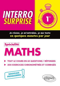 Interro surprise : spécialité maths - 1re - nouveaux programmes