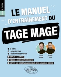 Le manuel d'entraînement du Tage Mage : 12 tests blancs + 1100 questions + 1100 vidéos (édition 2024)