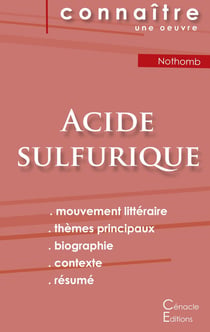 Acide sulfurique, de Amélie Nothomb