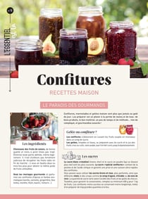 Confitures : recettes maison