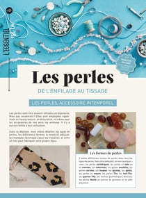 Les perles : de l'enfilage au tissage