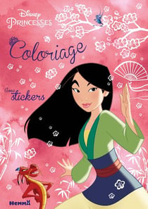 Disney Princesses - Coloriage avec stickers (Mulan)