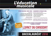 Bac 2018 - option musique. le livret du candidat