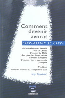 Comment devenir avocat? 4e (4e edition)