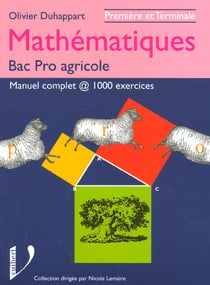 Mathematiques du bac pro agricole 1ere et terminale (les)