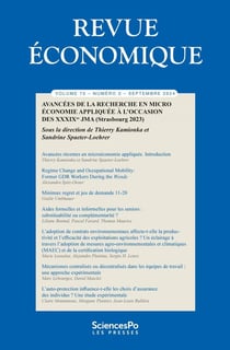 Revue Economique Tome 75-5