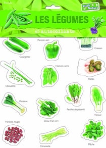 Les légumes - 65 autocollants