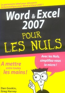 Word & Excel 2007 MegaPoche Pour les nuls