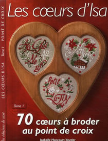 Les coeurs d'Isa t.1 - 70 coeurs à broder au point de croix
