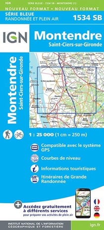 1534Sb Montendre/Saint-Ciers-Sur-Gironde
