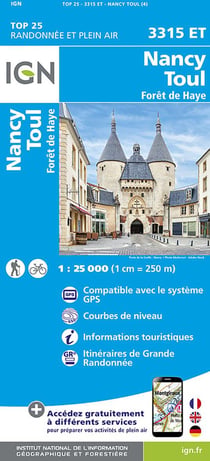 3315ET NANCY.TOUL.FORET DE HAYE