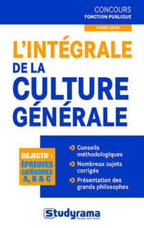 L'intégrale de la culture générale - catégories A et B