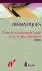 Code de la démocratie locale et de la décentralisation