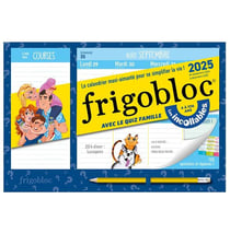 Mini frigobloc : Hebdomadaire - Avec le quiz famille les incollables (édition 2025)