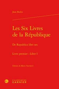 Les six livres de la république - de republica libri sex - livre premier-liber i