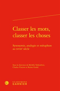 Classer les mots, classer les choses