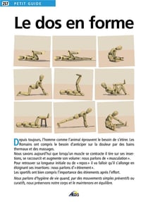 Le dos en forme