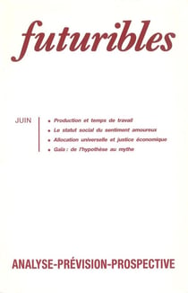 Futuribles 144, juin 1990. Production et temps de travail : Le statut social du sentiment amoureux