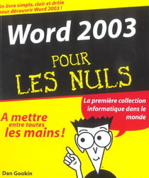 Word 2003 pour les nuls