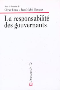 La responsabilite des gouvernants