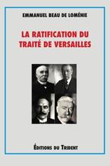 La ratification du traité de versailles