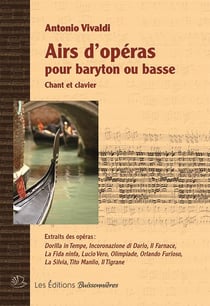 Airs d'opéra pour baryton ou basse - chant et clavier