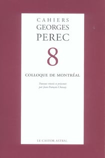 Cahiers georges perec n 8