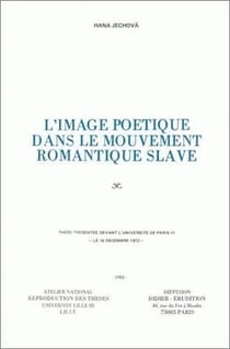 L'Image poétique dans le mouvement romantique slave