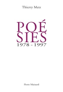 Poésies 1978 - 1997
