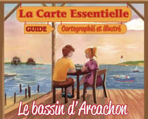 La carte essentielle bassin d'Arcachon