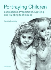 Portraying children - expressions, proportions, drawing and painting techniques